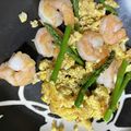 やーしー's cooksnap of when they made 【お家で簡単中華】海老とニラの卵炒め.