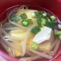 伊達こまち's cooksnap of when they made 絹ごし豆腐ともやしのコンソメスープ.