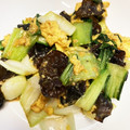 コハダちゃん's cooksnap of when they made 青梗菜とキクラゲの卵炒め　JAいるま野.