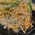 とんきちmama's cooksnap of when they made 春菊と豚ひき肉の簡単チャプチェ.