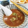在宅勤務のおじさん's cooksnap of when they made 簡単！鯖味噌缶DE濃厚魚介つけ麺スープ♪.