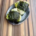 ちゃかぴまま's cooksnap of when they made 沢庵&大葉の韓国海苔で巻いたおにぎり.