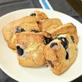 ちえたろう's cooksnap of when they made HMブルーベリー&クリームチーズスコーン.