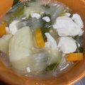 ☆smile　胡桃☆'s cooksnap of when they made タマゴがメイン♬朝の為の具沢山お味噌汁♥.