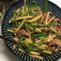 nontbh's cooksnap of when they made 節約！じゃがいもと豚肉の青椒肉絲.