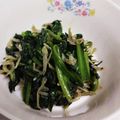 ほのそすママ's cooksnap of when they made 作り置きに！ほうれん草のじゃこ炒め.