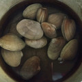 331ミミイ's cooksnap of when they made 砂抜きしないで冷凍しちゃったあさりは‥.