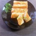 COCONA02's cooksnap of when they made プリッホクッパリッそら豆と海老の春巻き.