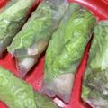 フードセラピー's cooksnap of when they made ツナ缶と竹輪でおつまみ その1(生春巻).