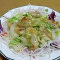 55才のおじさん's cooksnap of when they made 新玉と鶏のコンソメレモンバター炒め.