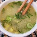 あーこ姐's cooksnap of when they made とろっと甘～い♡めかぶとコーンのお味噌汁.