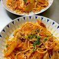 きいさゆ's cooksnap of when they made 豚バラとキムチのパスタ.