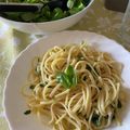 Arsinda's cooksnap of when they made リングイーニ香草レモンソース.