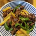 しょこたん７３０'s cooksnap of when they made 超簡単！本格青椒肉絲(チンジャオロース).