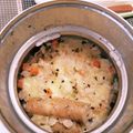 ジャックック24's cooksnap of when they made ウインナーときのこの牛乳リゾット.