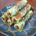 ペキのリリー's cooksnap of when they made 納豆ちくわの磯辺揚げ✨.