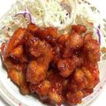 クックTOD4PT☆'s cooksnap of when they made 韓国本場の味!キムさんのヤンニョムチキン.