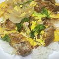 トコタン's cooksnap of when they made お麩＆新玉ねぎの玉子丼.