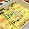 古賀竜一's cooksnap of when they made ズッキーニとはんぺんのチーズ焼き.
