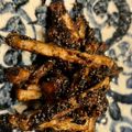 maezuchu's cooksnap of when they made コリコリ揚げごぼうのトロトロ甘辛和え♪.