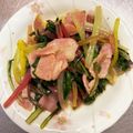 しんのすけnyao's cooksnap of when they made スイスチャードは絶対ベーコンとバター炒め.