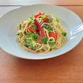 Etsu☆ko's cooksnap of when they made ランチにイタリアンパセリとトマトのパスタ.