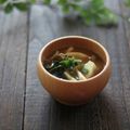 まろんかふぇ's cooksnap of when they made 具材楽しむお味噌汁じゃが/しめじ/わかめ.