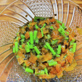 青森在住's cooksnap of when they made 【簡単】ミズ（山菜）とつがる漬けの和え物.