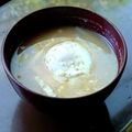 チコリママ's cooksnap of when they made こびりつかない落とし卵のお味噌汁.
