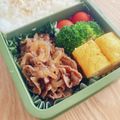 あびや's cooksnap of when they made 基本の牛丼★新玉ねぎ★お弁当.