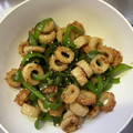 Reo14☆'s cooksnap of when they made ちくわとピーマンの炒め物.