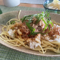 目にゅー's cooksnap of when they made 大根おろしとツナの和風簡単パスタ.