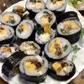 NI0215's cooksnap of when they made 豚肉の照り焼き巻き寿司。.