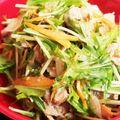 ゆるмαмα's cooksnap of when they made ささみと水菜のさっぱり梅サラダ.