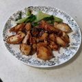 nana_tenjo's cooksnap of when they made 簡単☆鶏胸肉の揚げないオイスター唐揚げ。.