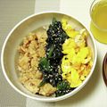 ゴマチーズ's cooksnap of when they made 定番三色そぼろ丼.