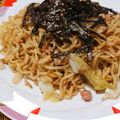 maruball's cooksnap of when they made たらこバター焼きそば.
