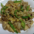 55才のおじさん's cooksnap of when they made 豚肉とたけのこのオイスターソース炒め.