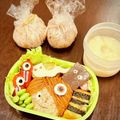 Eriko☆A's cooksnap of when they made ゲゲゲの鬼太郎 キャラ弁 簡単 遠足.