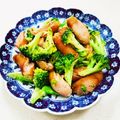 あっこ姉's cooksnap of when they made ブロッコリーウインナーのオリーブ油炒め♪.