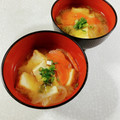 みぽぽ37's cooksnap of when they made 厚揚げと小松菜の白だし味噌汁.
