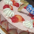 yuu2ママ's cooksnap of when they made 材料これだけ。簡単いちごのムースケーキ.
