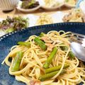 Nyanchu3's cooksnap of when they made 鮭とアスパラ　和風パスタ.