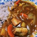 ちぃちゃん31513's cooksnap of when they made サバ水煮缶使用！お父さんのサバカレー☆.