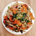 neko＊and…'s cooksnap of when they made 捨てるはずのセロリ葉っぱで絶品焼うどん.