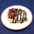 ＠迷子＠'s cooksnap of when they made 簡単！クレープ☆いちごとチョコバナナ♪.