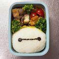 Chaaa_room's cooksnap of when they made 幼稚園お弁当 ベイマックス キャラ弁.