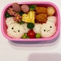 クック09PN4F☆'s cooksnap of when they made イッカネズミ弁当☆ポケモンキャラ弁.