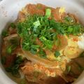 チョコチョコミント☆'s cooksnap of when they made お麩の卵とじ～♡今回は車麩で、牛丼みたく.