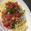 みみふぁん's cooksnap of when they made しらすとトマトの冷製パスタ【混ぜるだけ】.